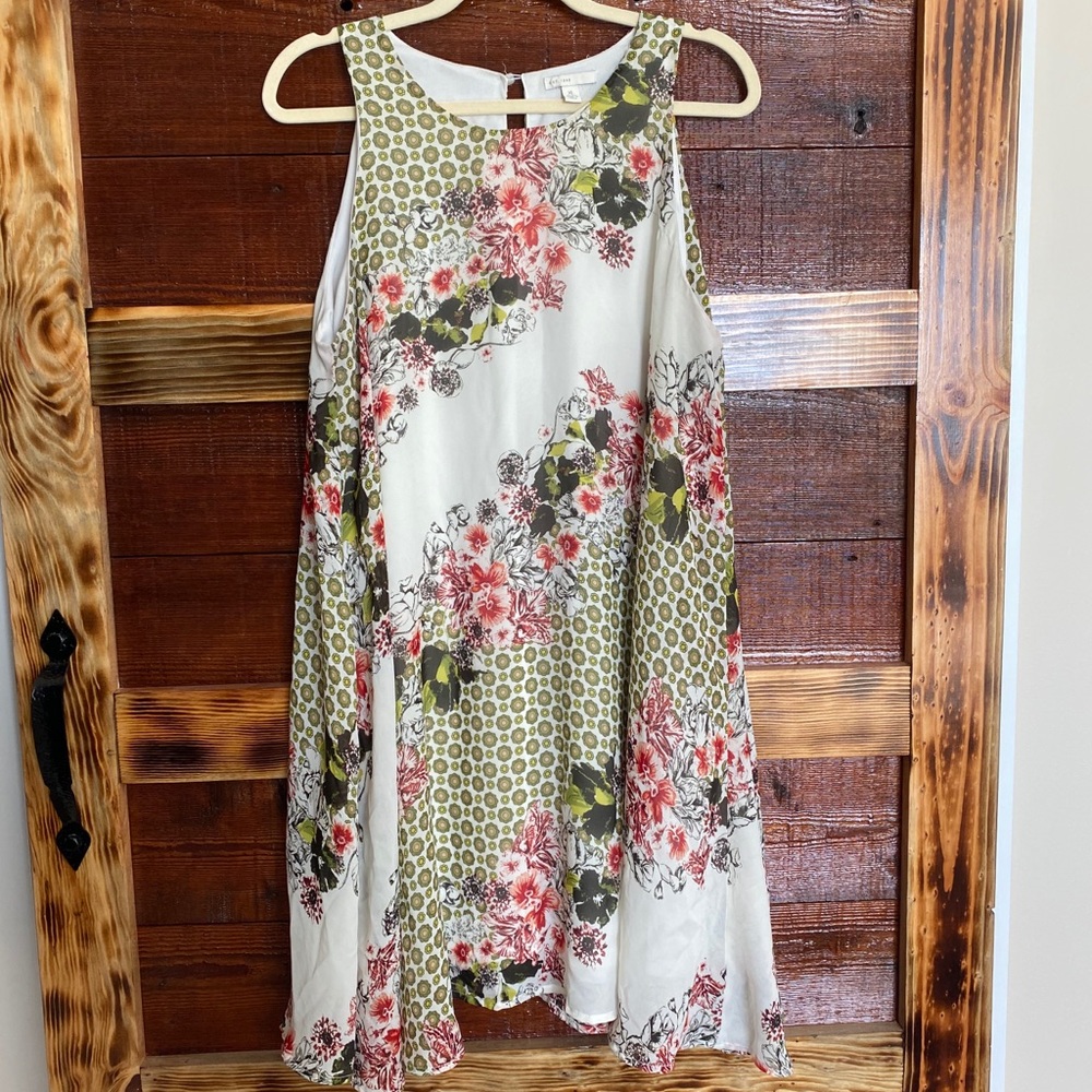 Floral knee length dress